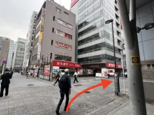 東京メトロ日比谷線秋葉原駅からのアクセス2