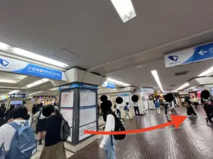 小田急線町田駅からのアクセス1