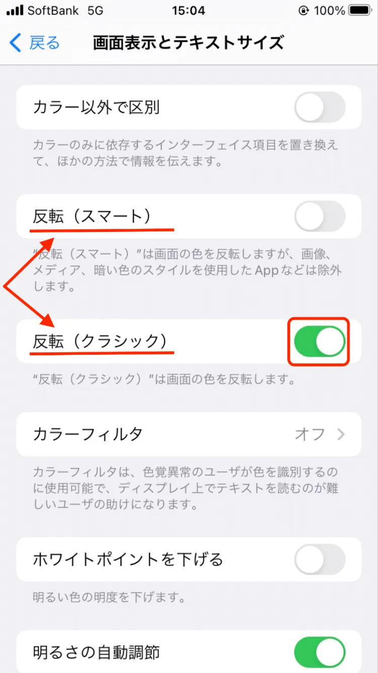 iPhoneの画面が色反転するのは故障？原因と修理方法を解説！5